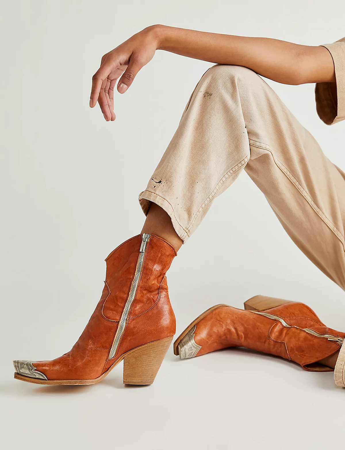 Brayden Western Boot, Tan