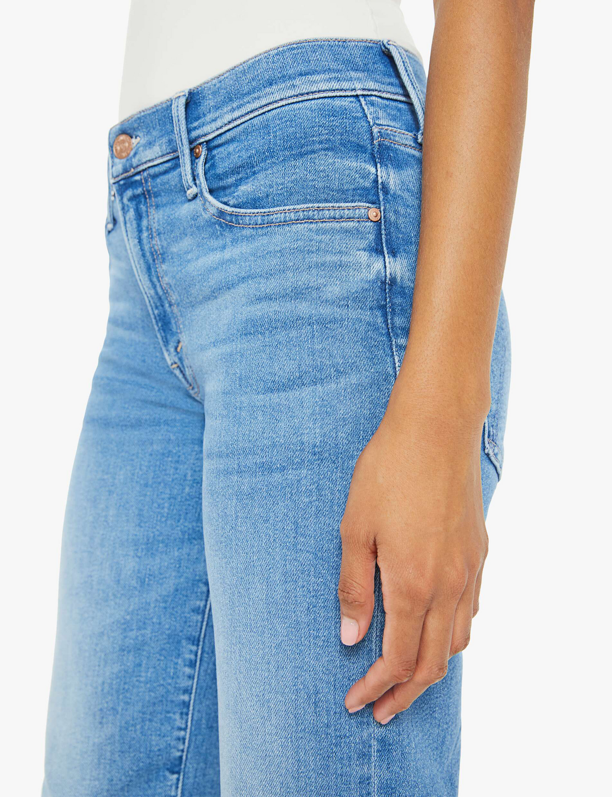 Mid Rise Rambler Zip Ankle, Out of The Blue