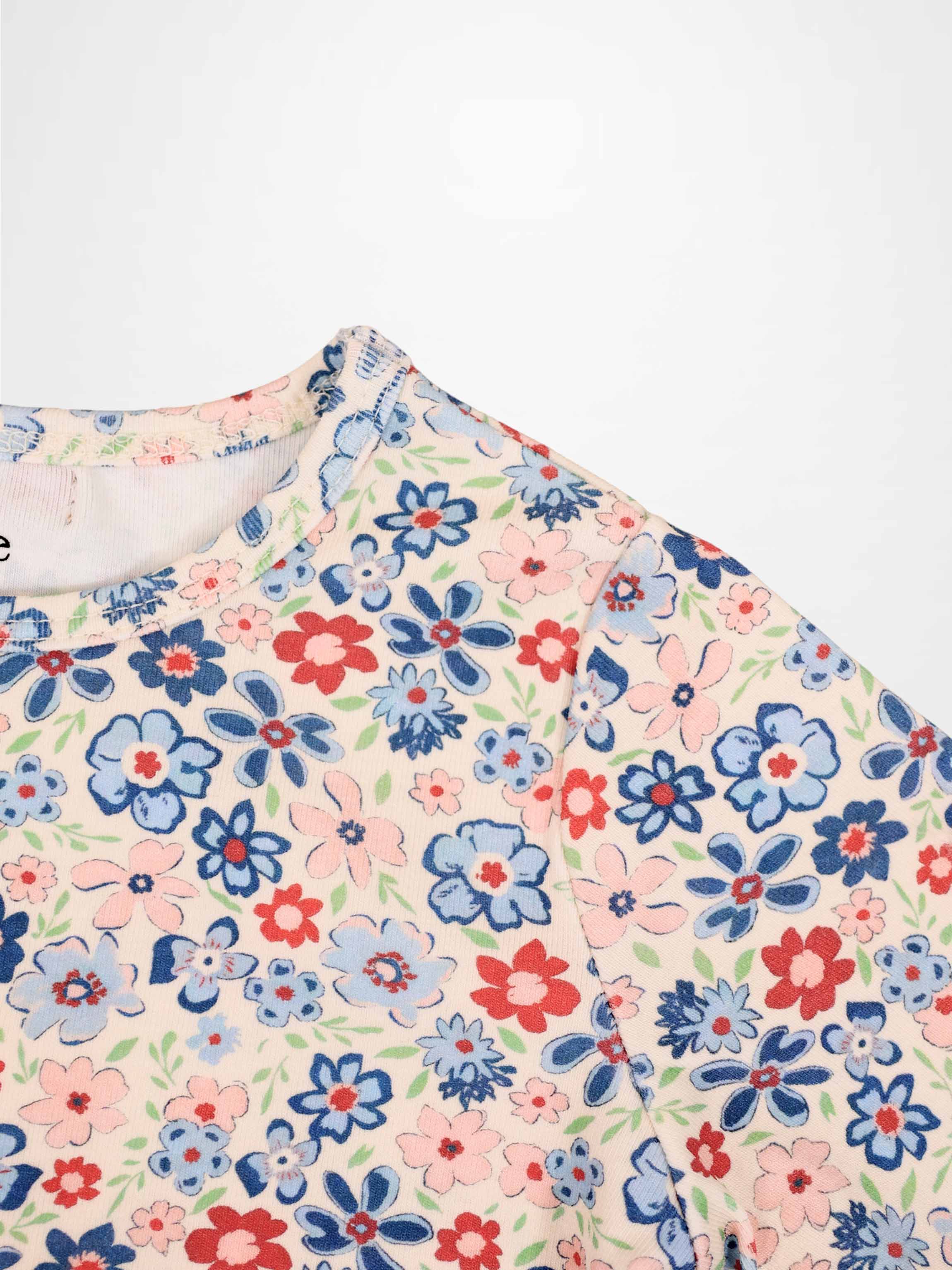 Garden Flower 3/4 Sleeve Shirt