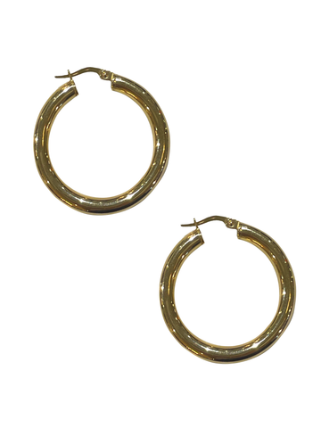 10K Gold Hoops