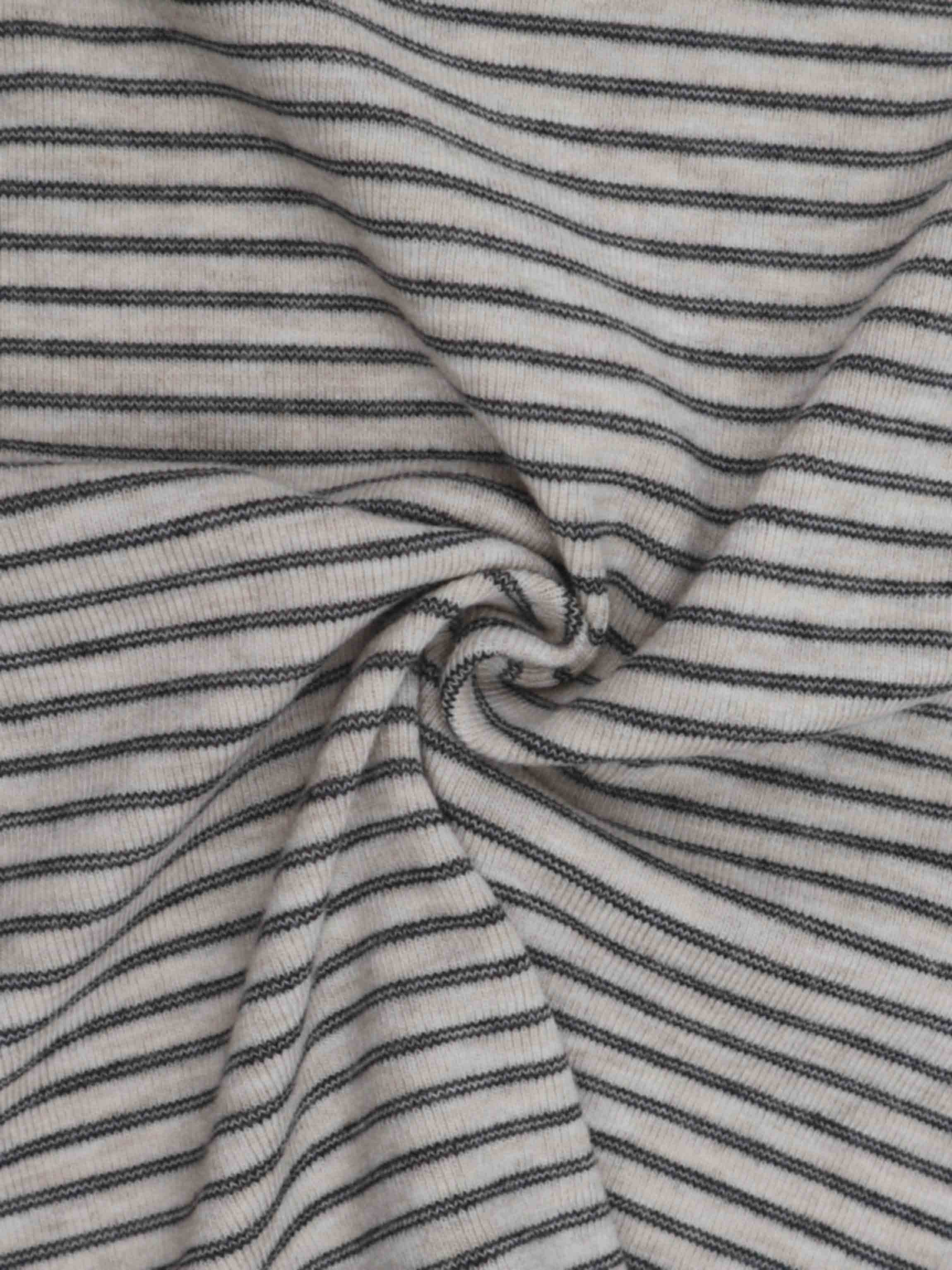 Tank Set with Ruffles-Tan & Black Stripe