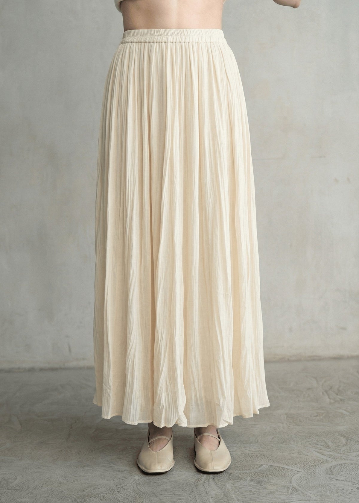 TAYLOR CRINKLED MAXI SKIRT