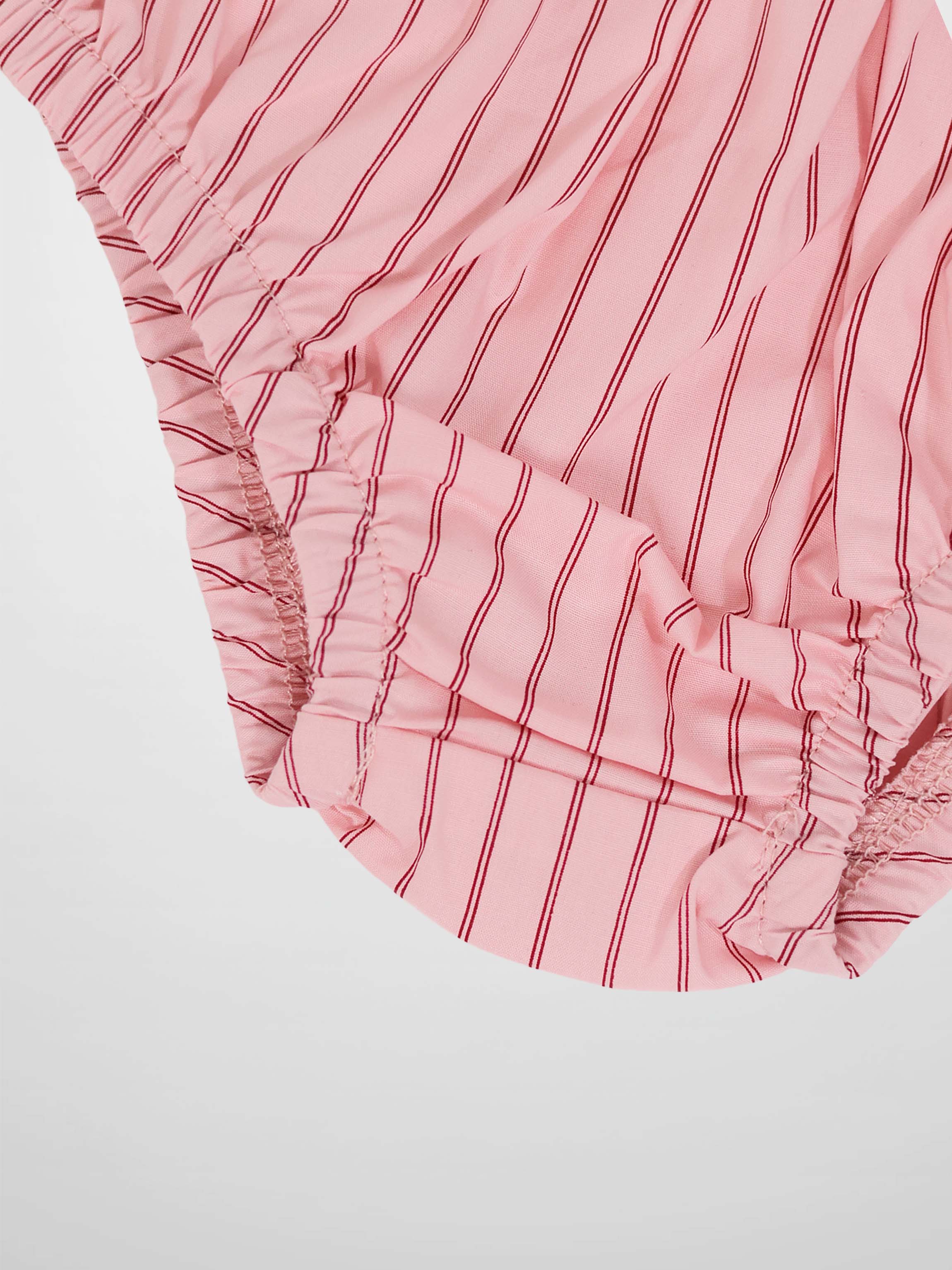 Striped Cotton Bloomers - Pink