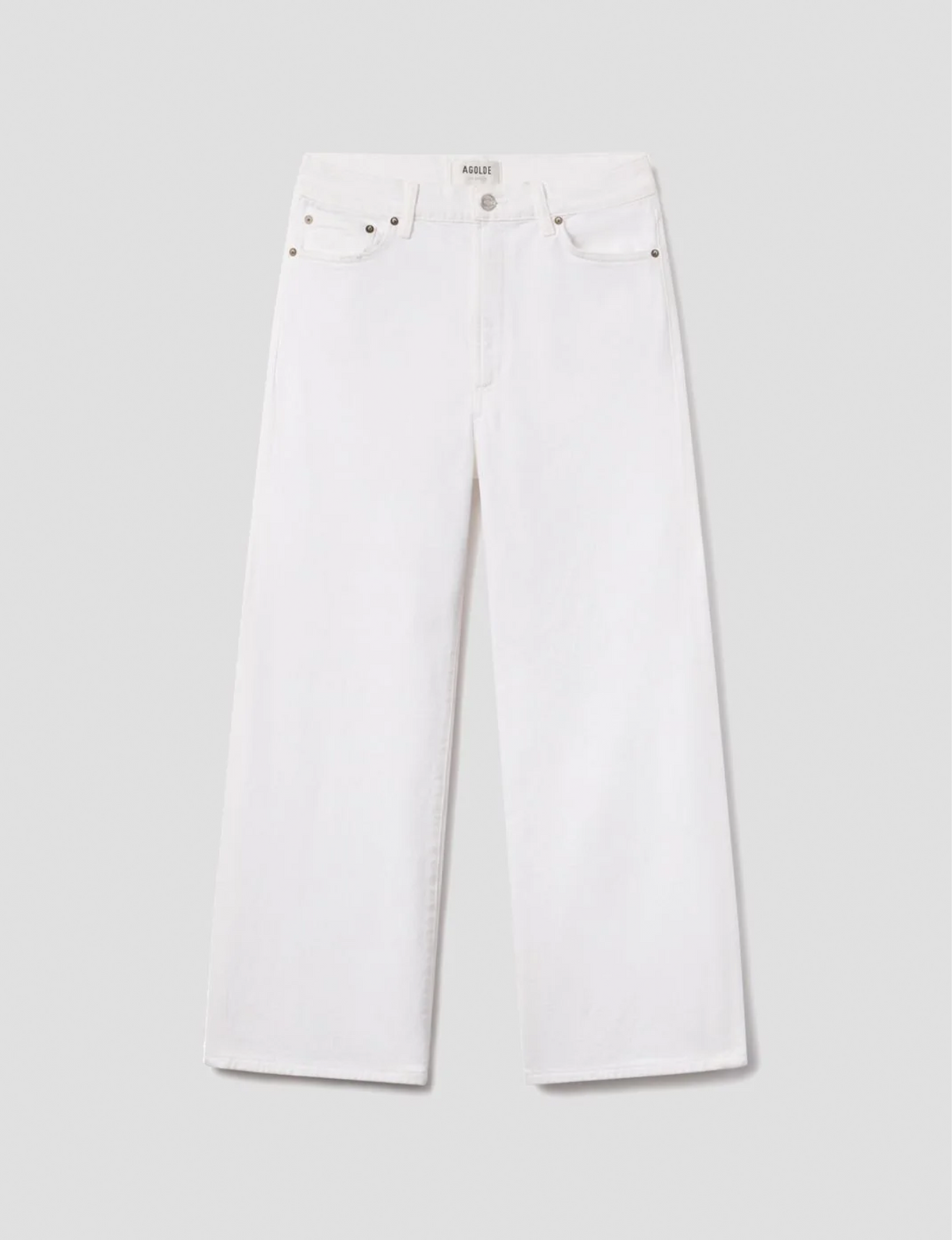 Harper High Rise Wide Leg Crop, Sour Cream