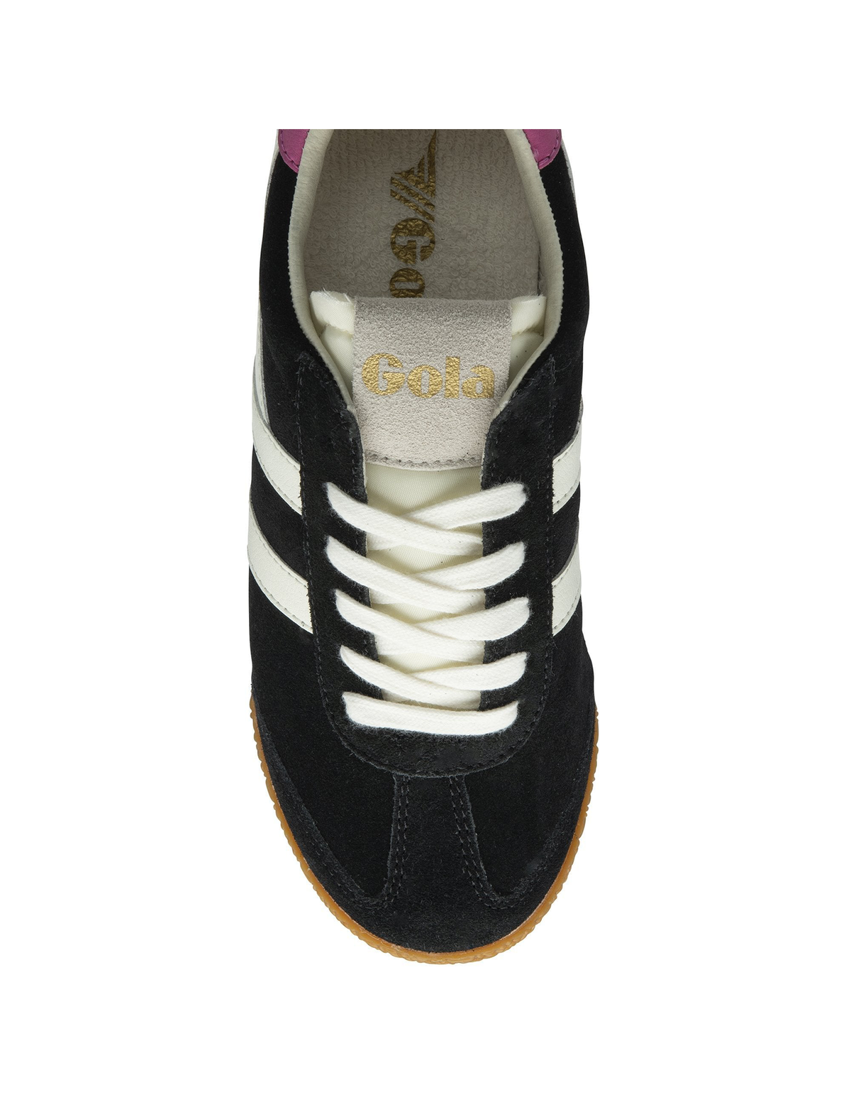 Elan Sneaker, Black/White/Fucshia