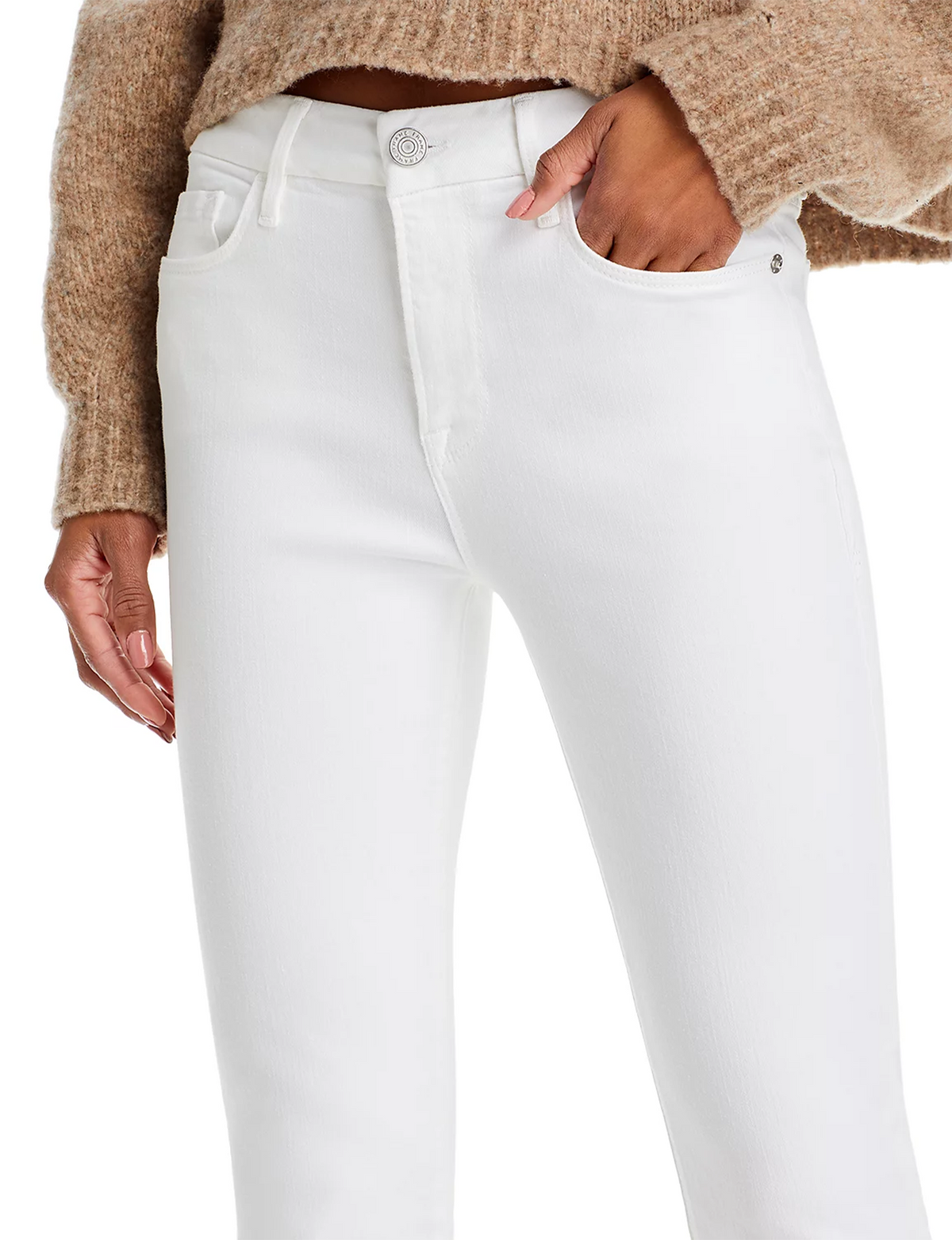 Le Crop Mini Boot, Blanc