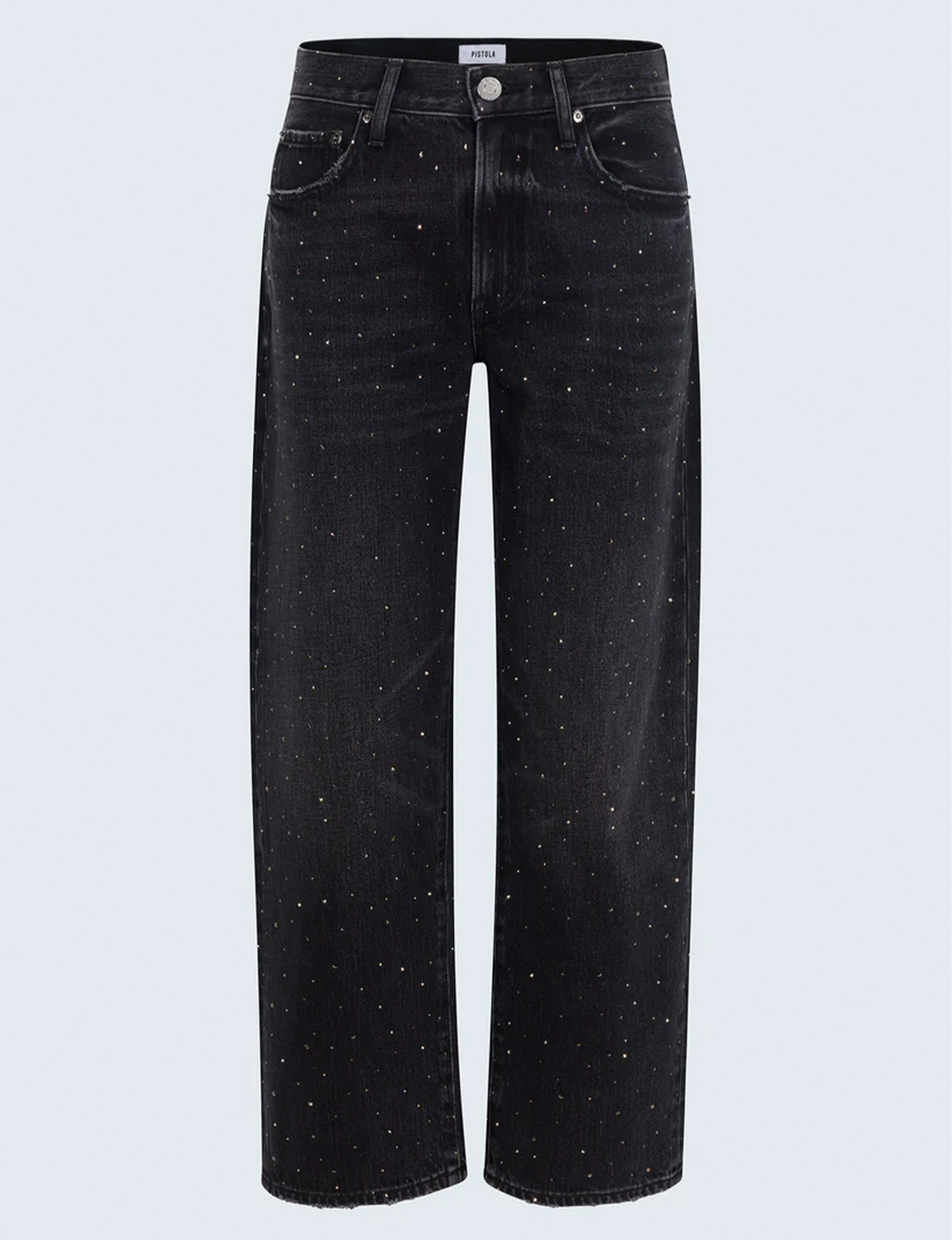 Lexi Relaxed Straight Jeans, Silver Screen