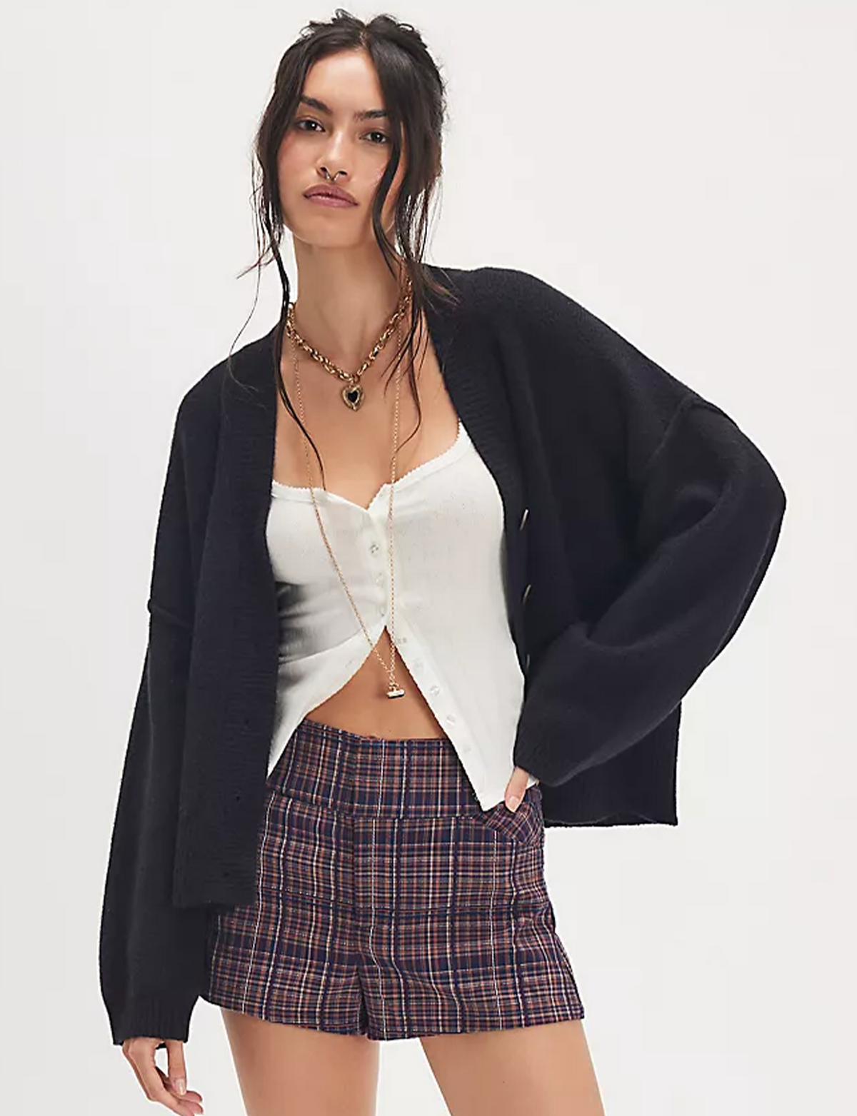 Cool of The Night Cardi, Black