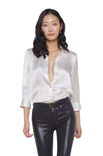 Dani Silk Blouse - Ivory