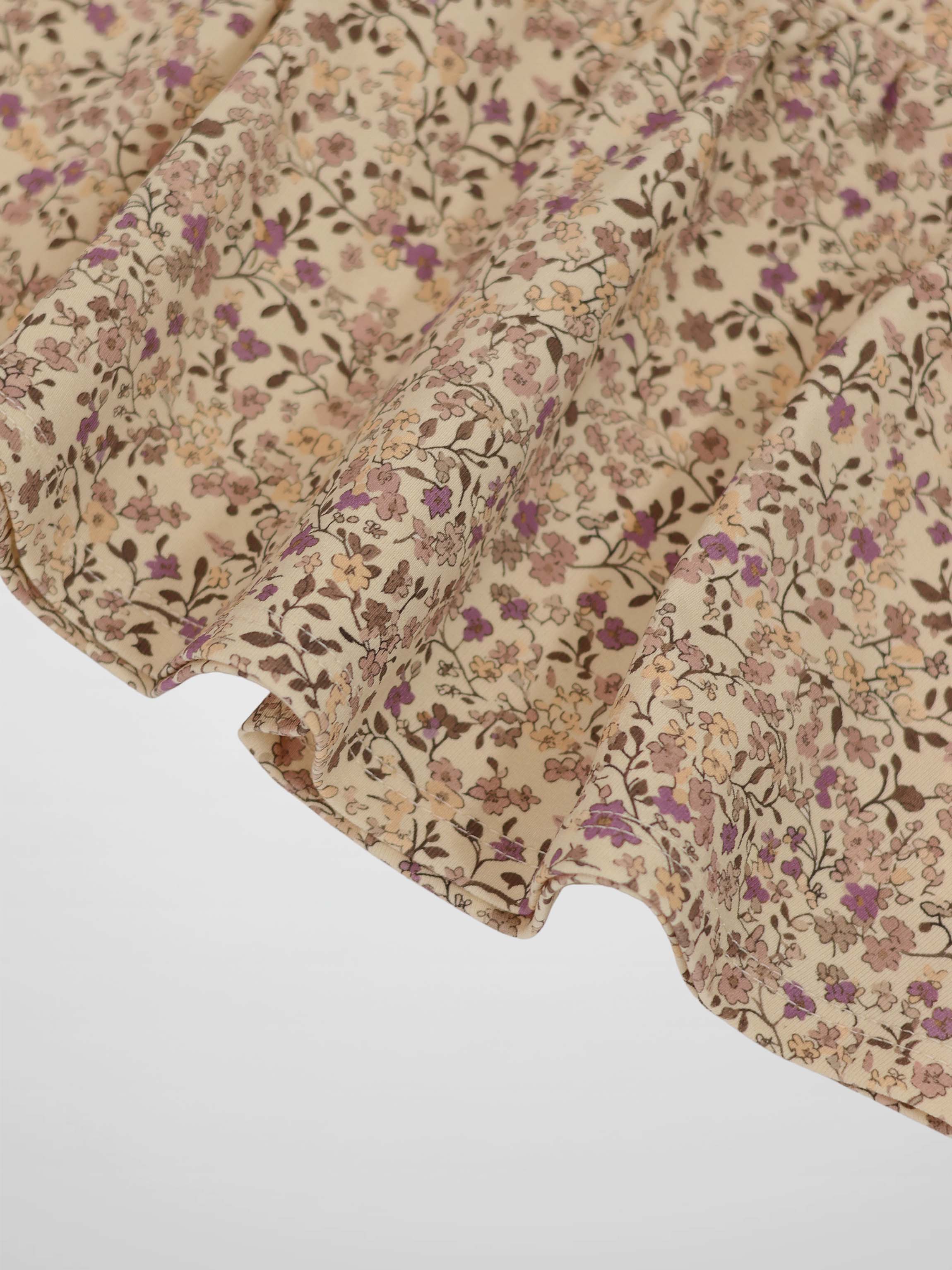 Purple Flower Skirt