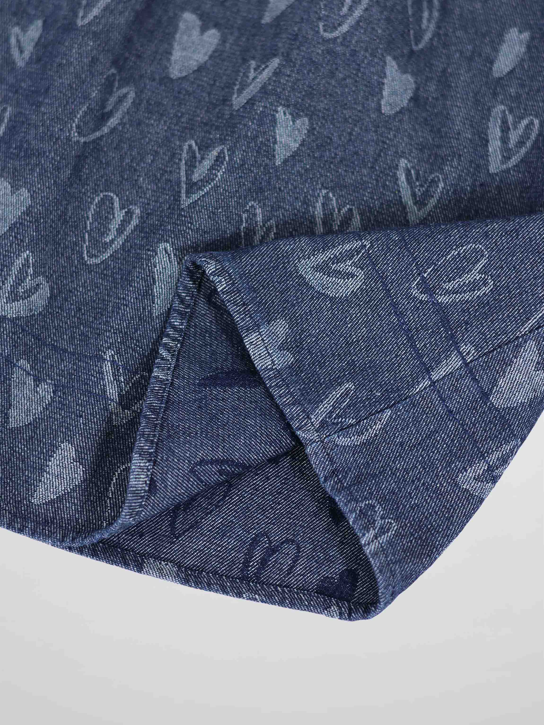 Denim Heart Jumper