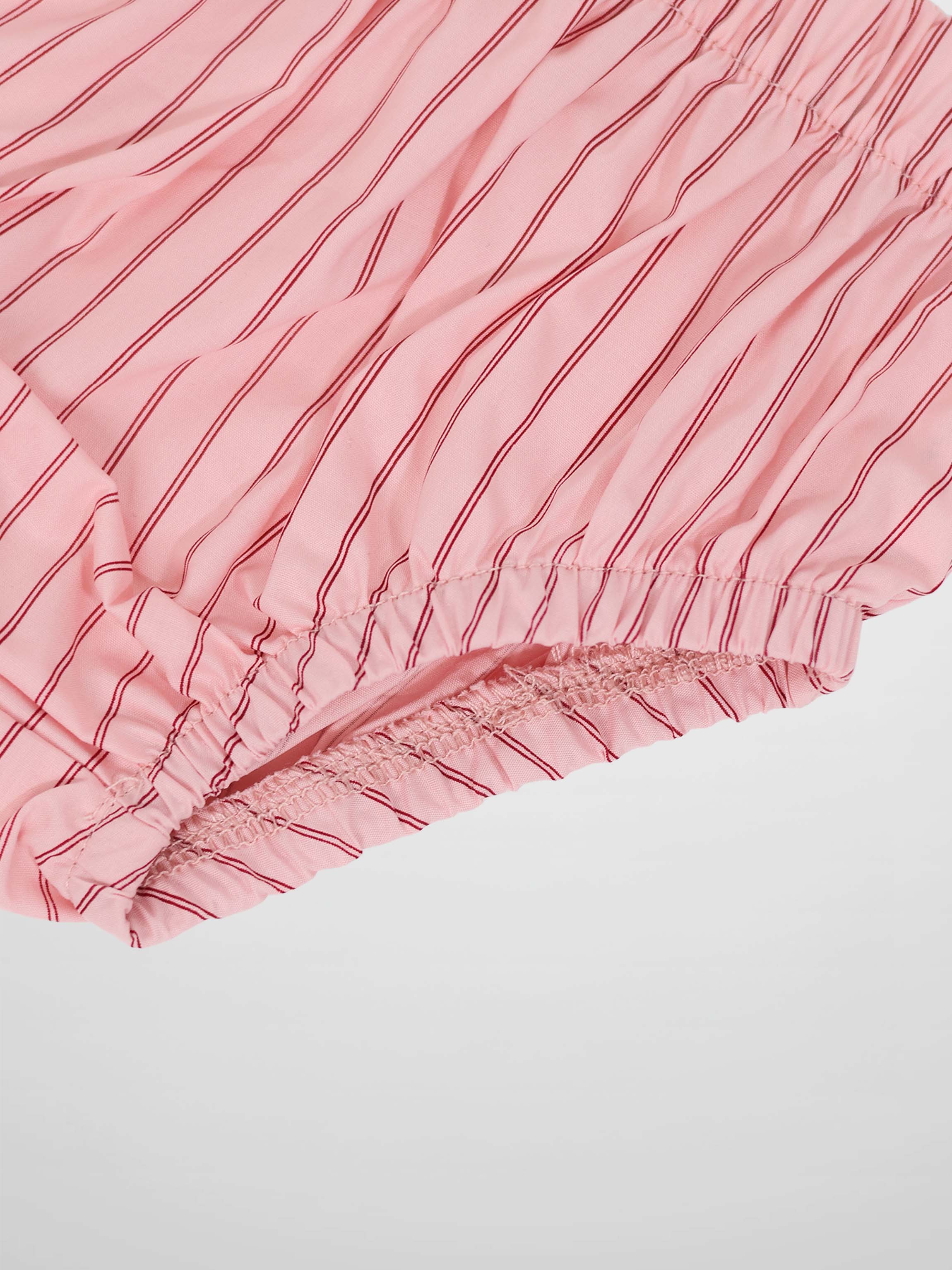 Striped Cotton Bloomers - Pink