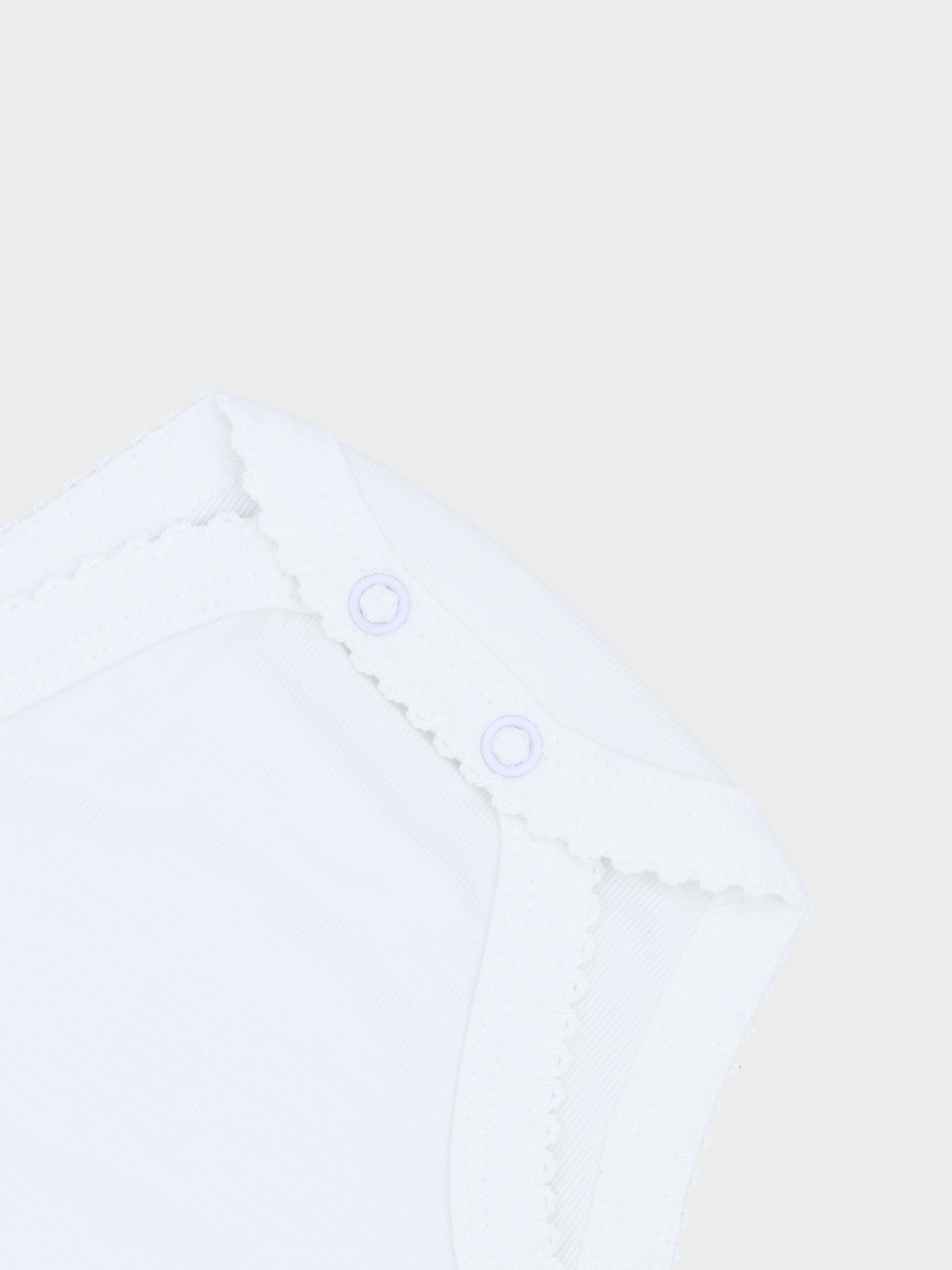Ribbed Undershirt with Lace - 3 Pack