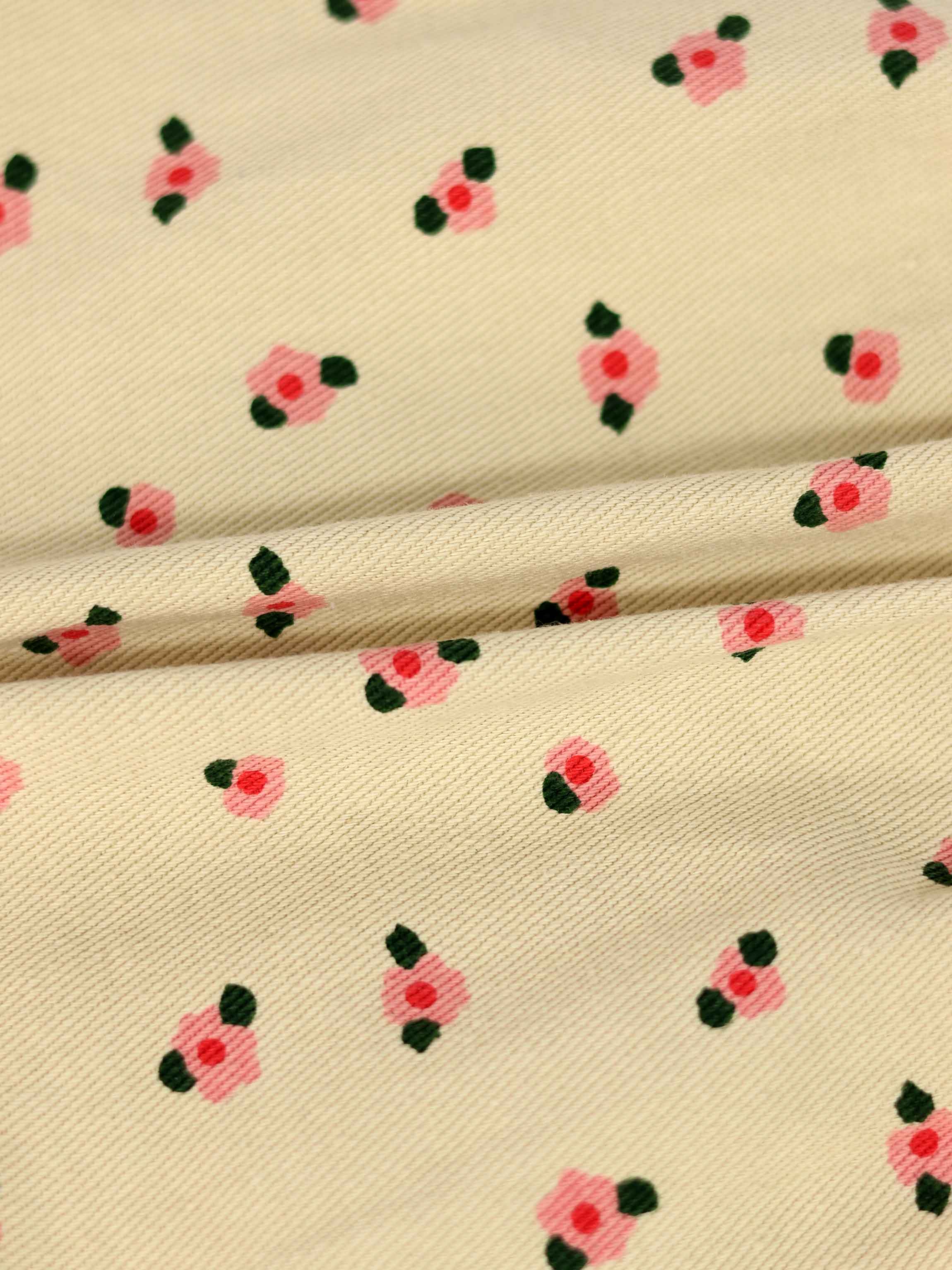 Tan Floral Skirt