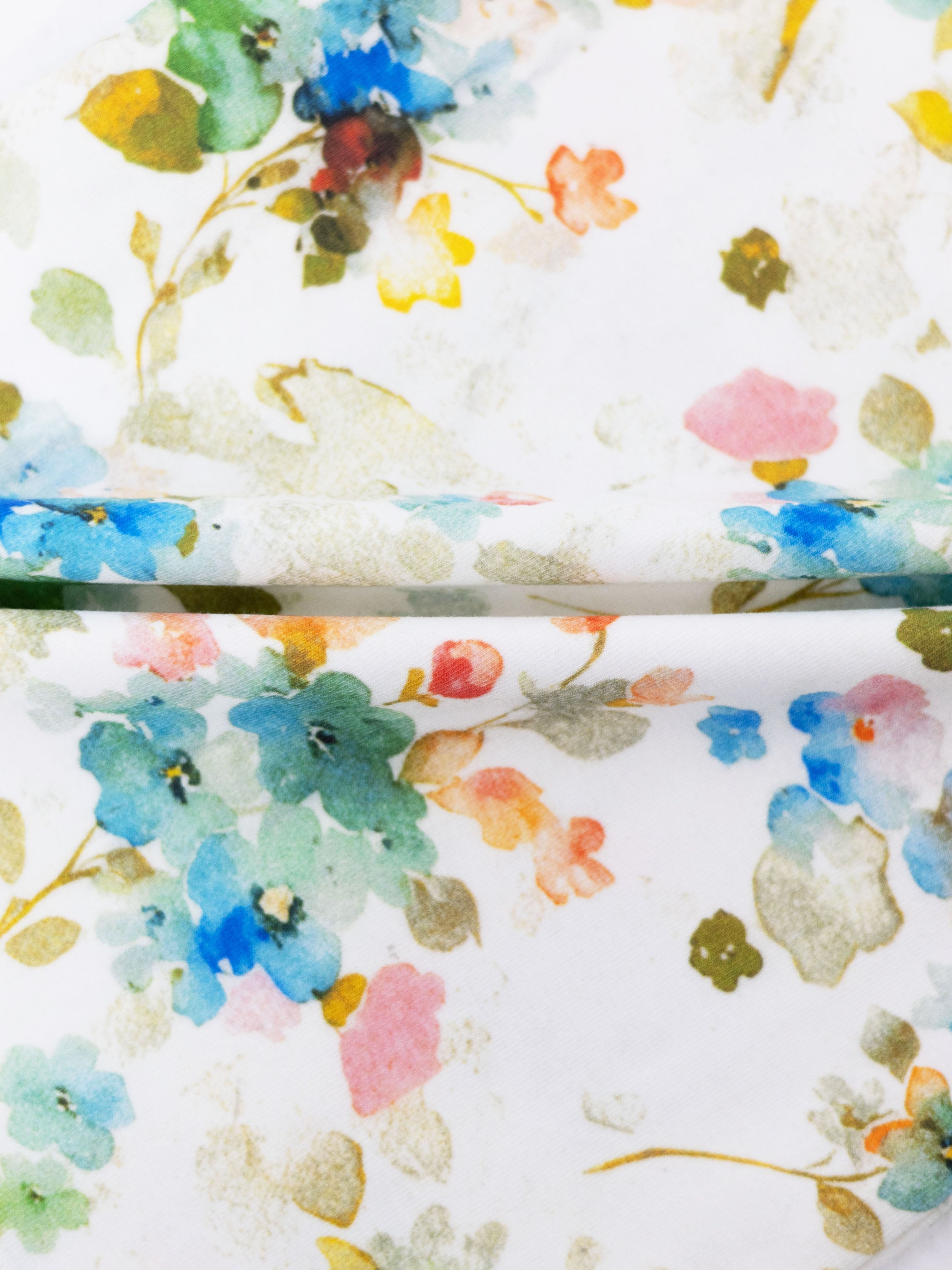 Pastel Flower 3/4 Puff Sleeve T-Shirt