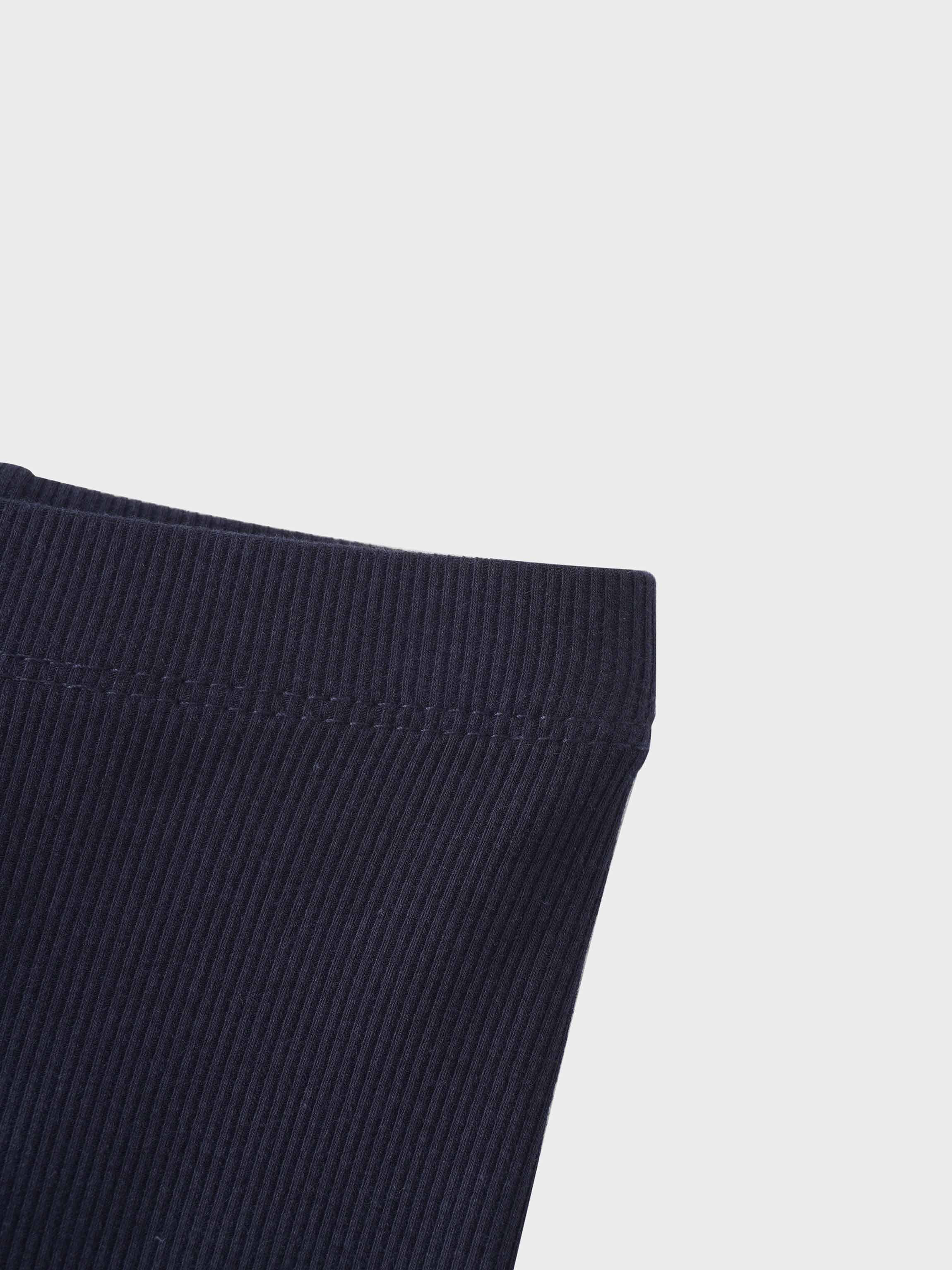 Ribbed Legging - Navy