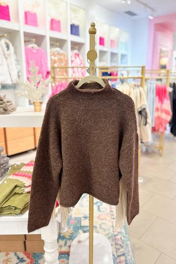 Brown Soft Knit Sweater