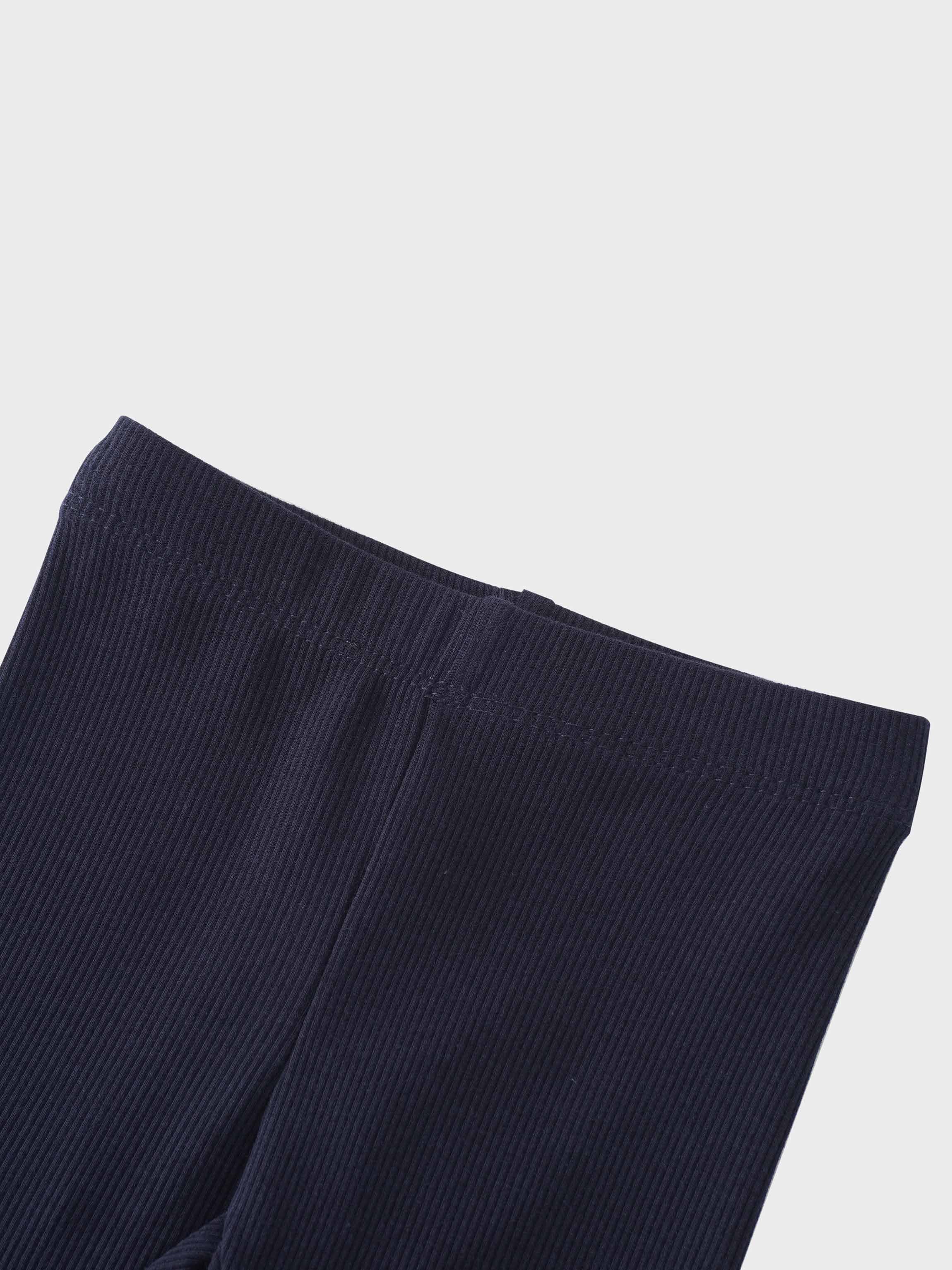 Ribbed Legging - Navy