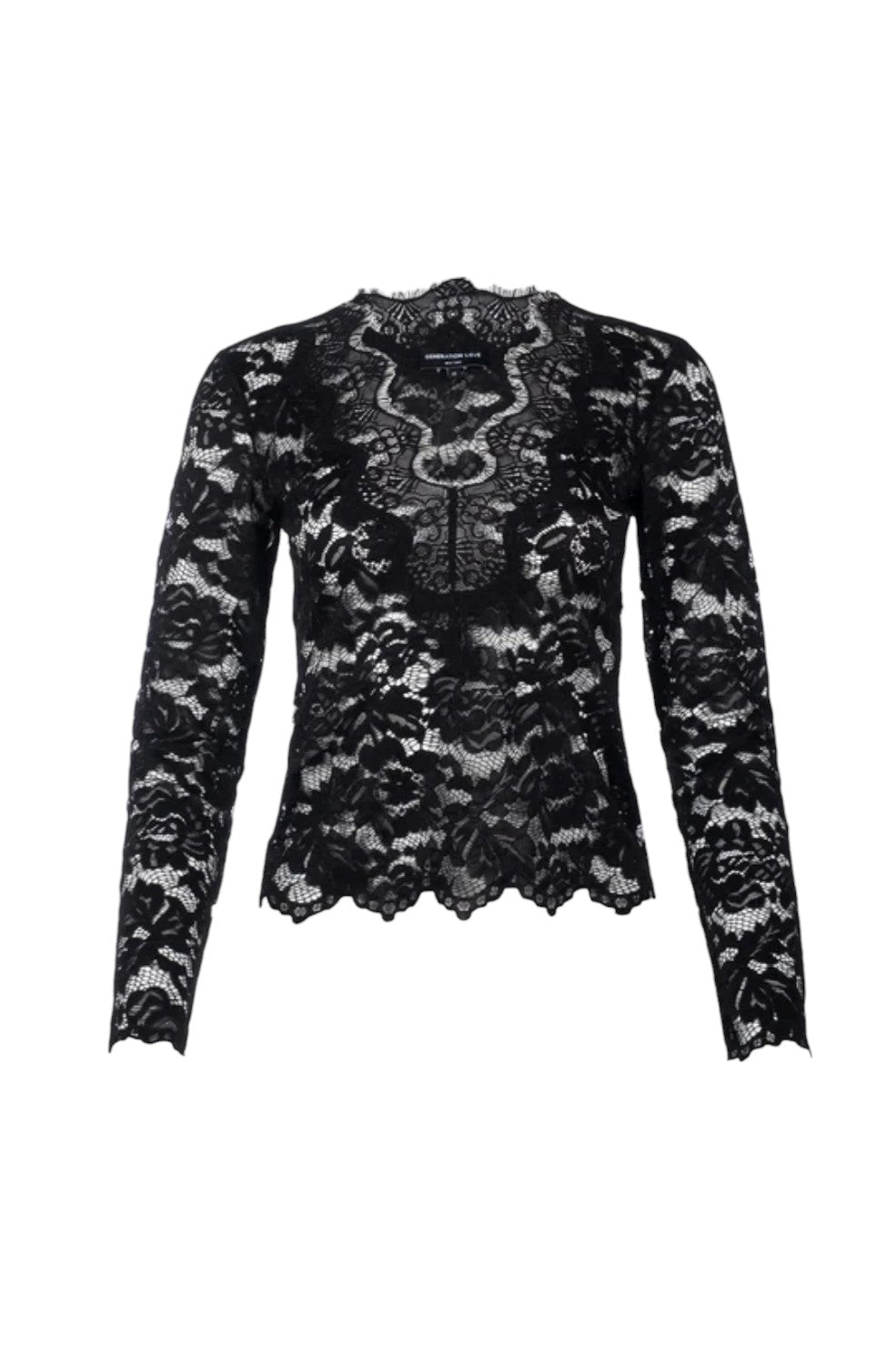 Yoko Lace Top - Black