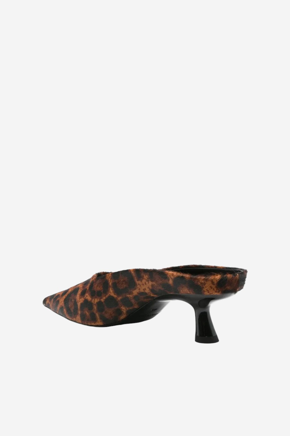 *PRE-ORDER* Haircalf Pointed Gala Mule - Leopard