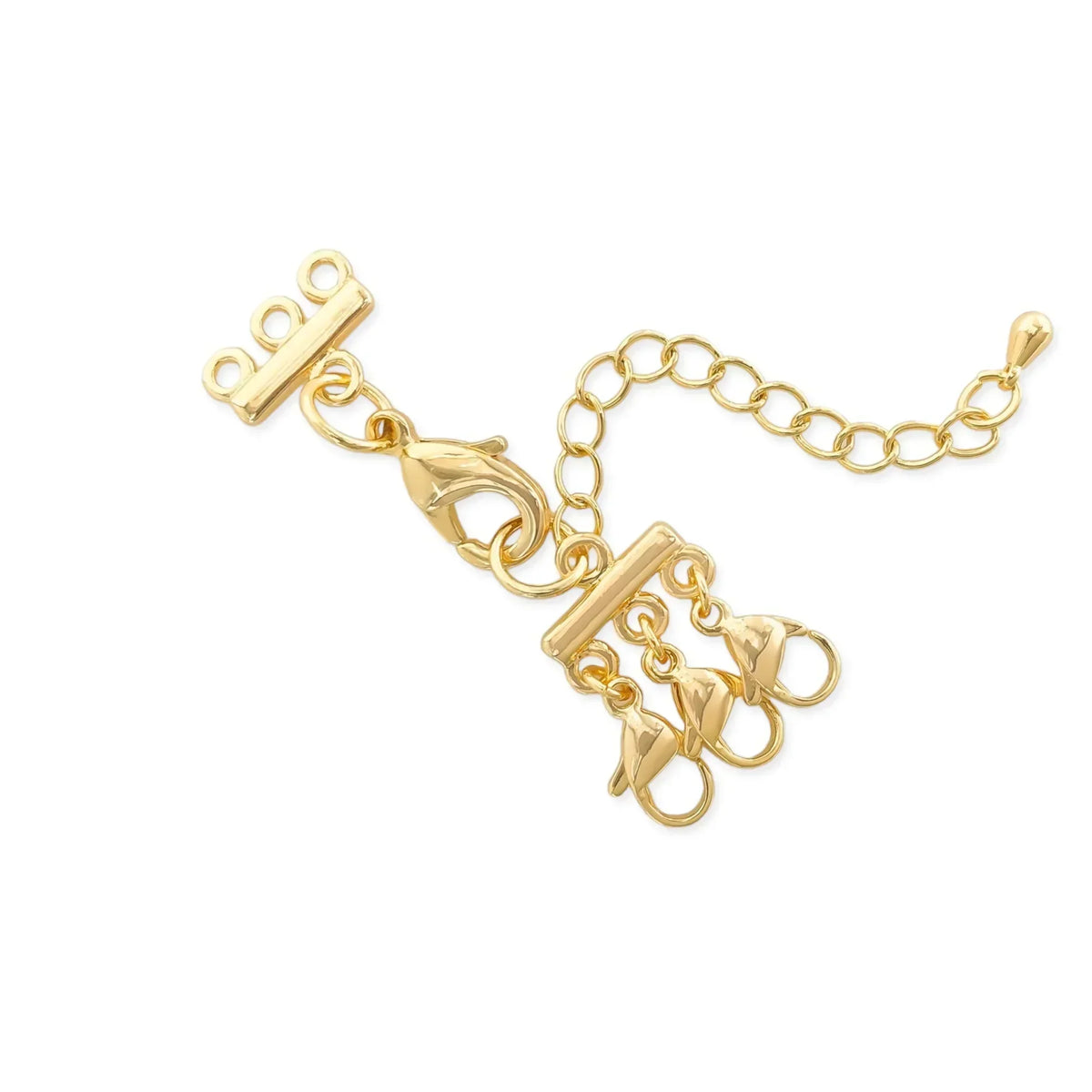 Extension for Stacking Necklaces 18k Triple Gold Plated