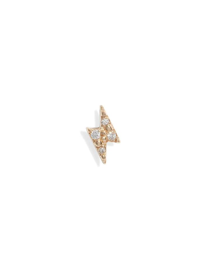 Aztec Mini Lightning Bolt Stud