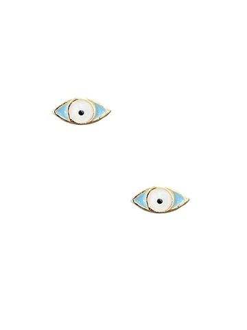 Mini Turquoise Evil Eye Studs
