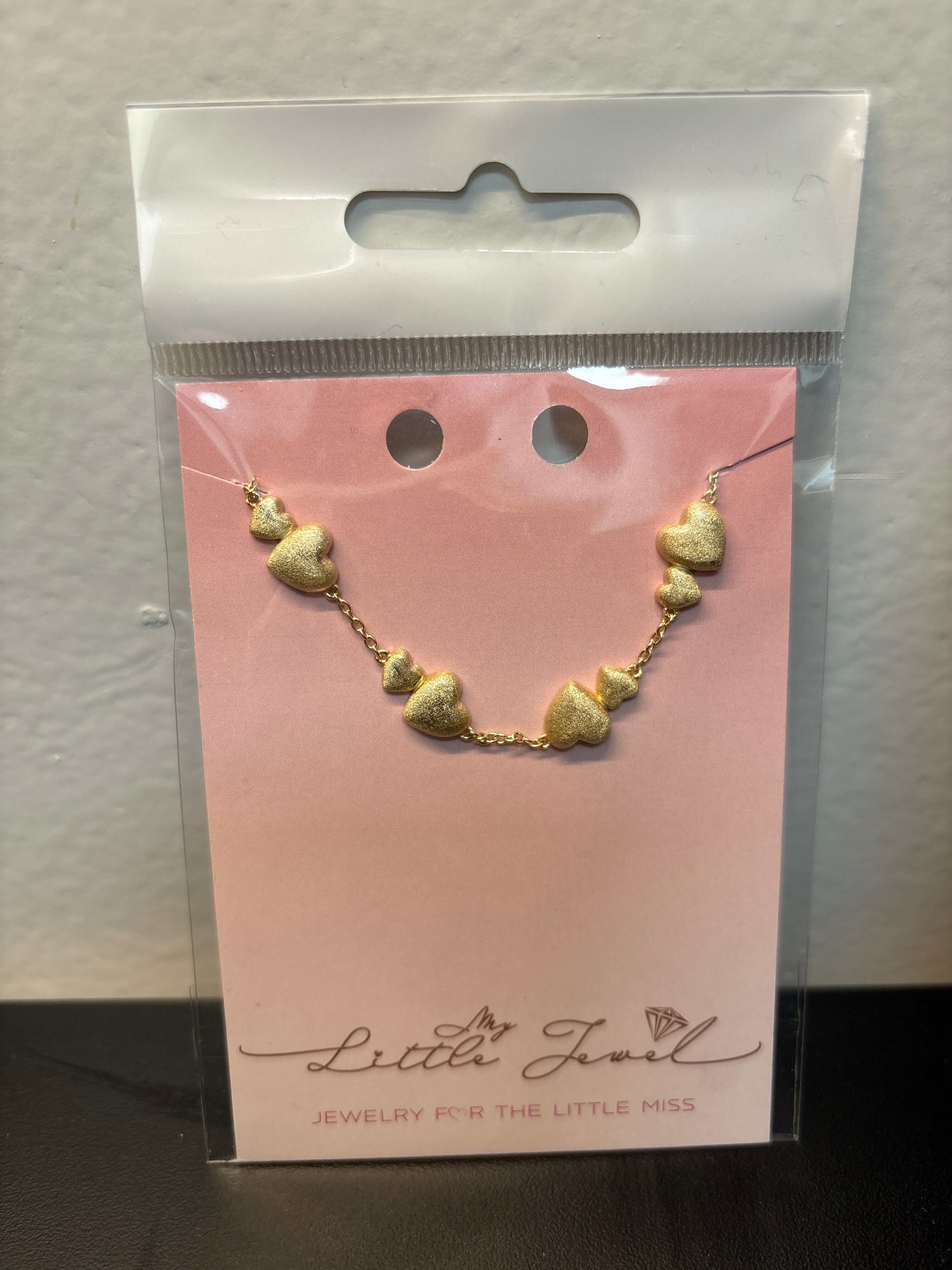 Double Matte Heart Bracelet