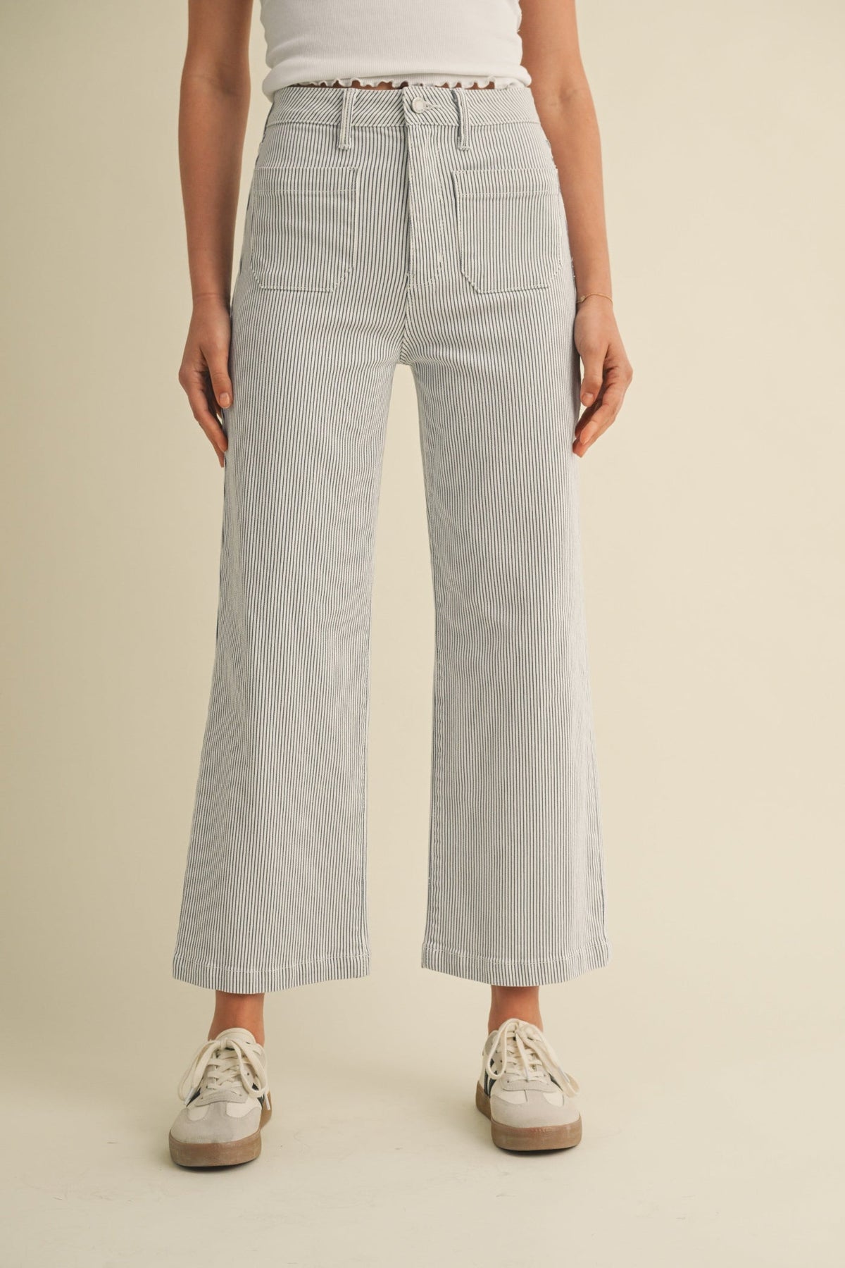 LESLIE STRIPED JEANS