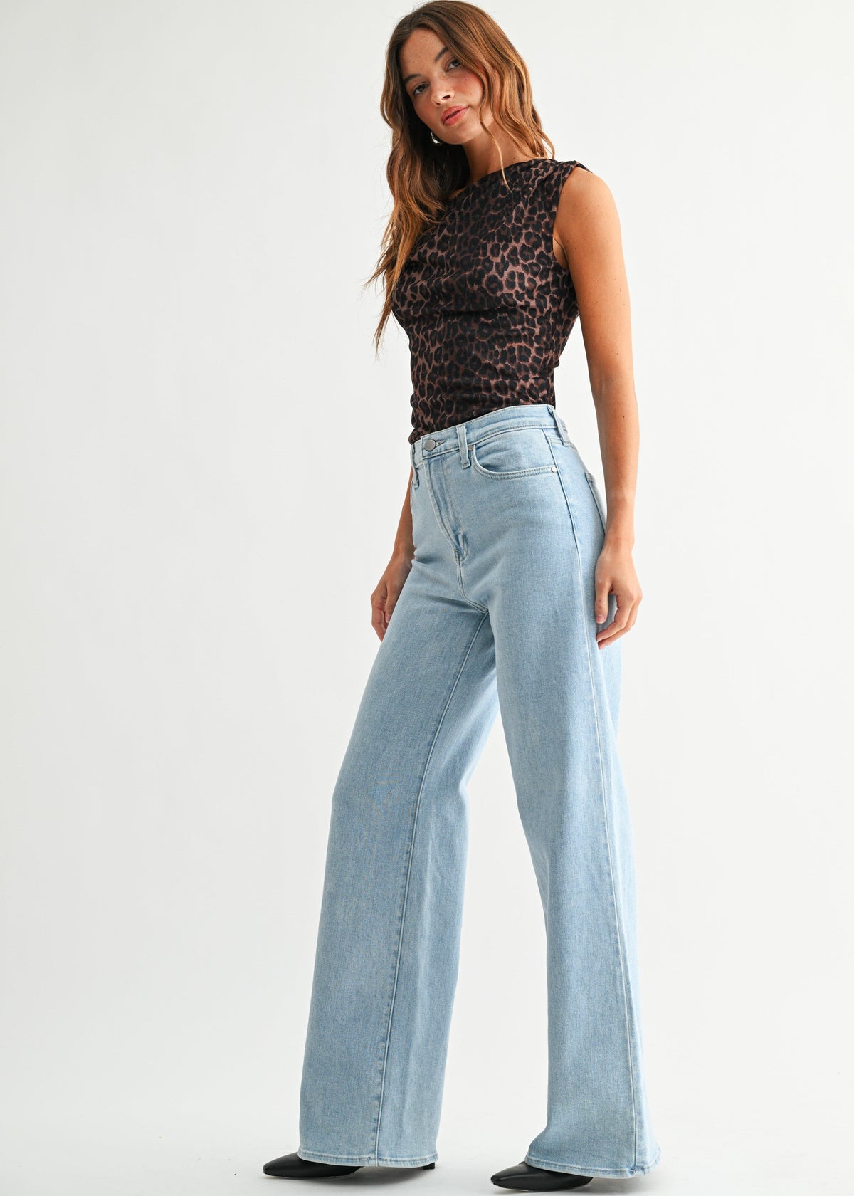 BONNIE LIGHT PALAZZO JEANS