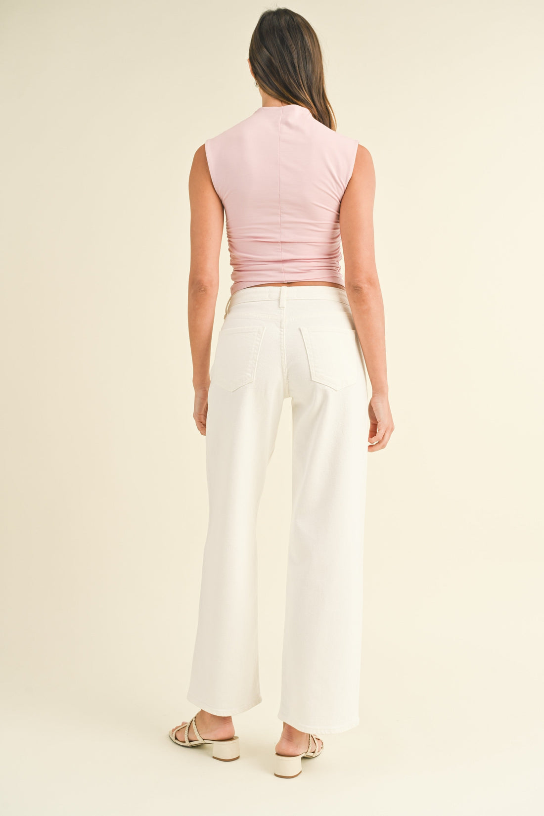 HELEN SLIM WIDE LEG JEANS