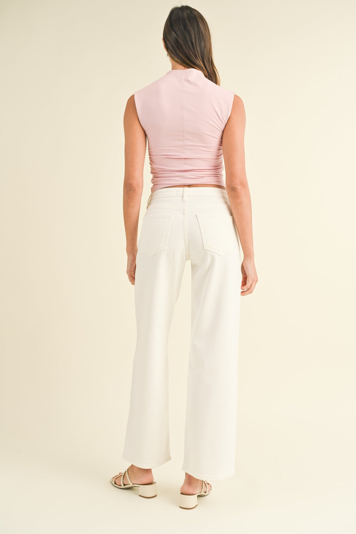 HELEN SLIM WIDE LEG JEANS