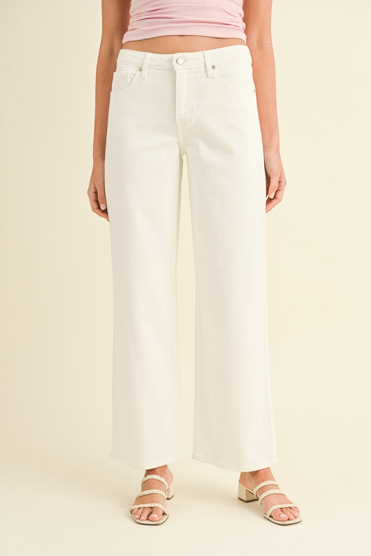 HELEN SLIM WIDE LEG JEANS