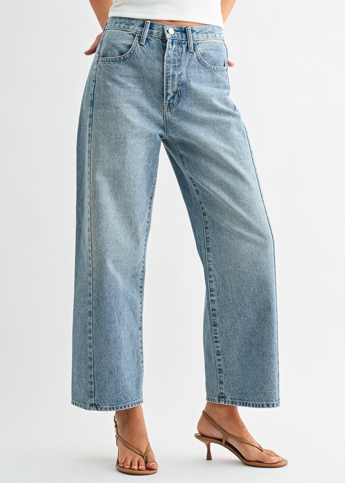 NADIA BARREL TWIST JEANS