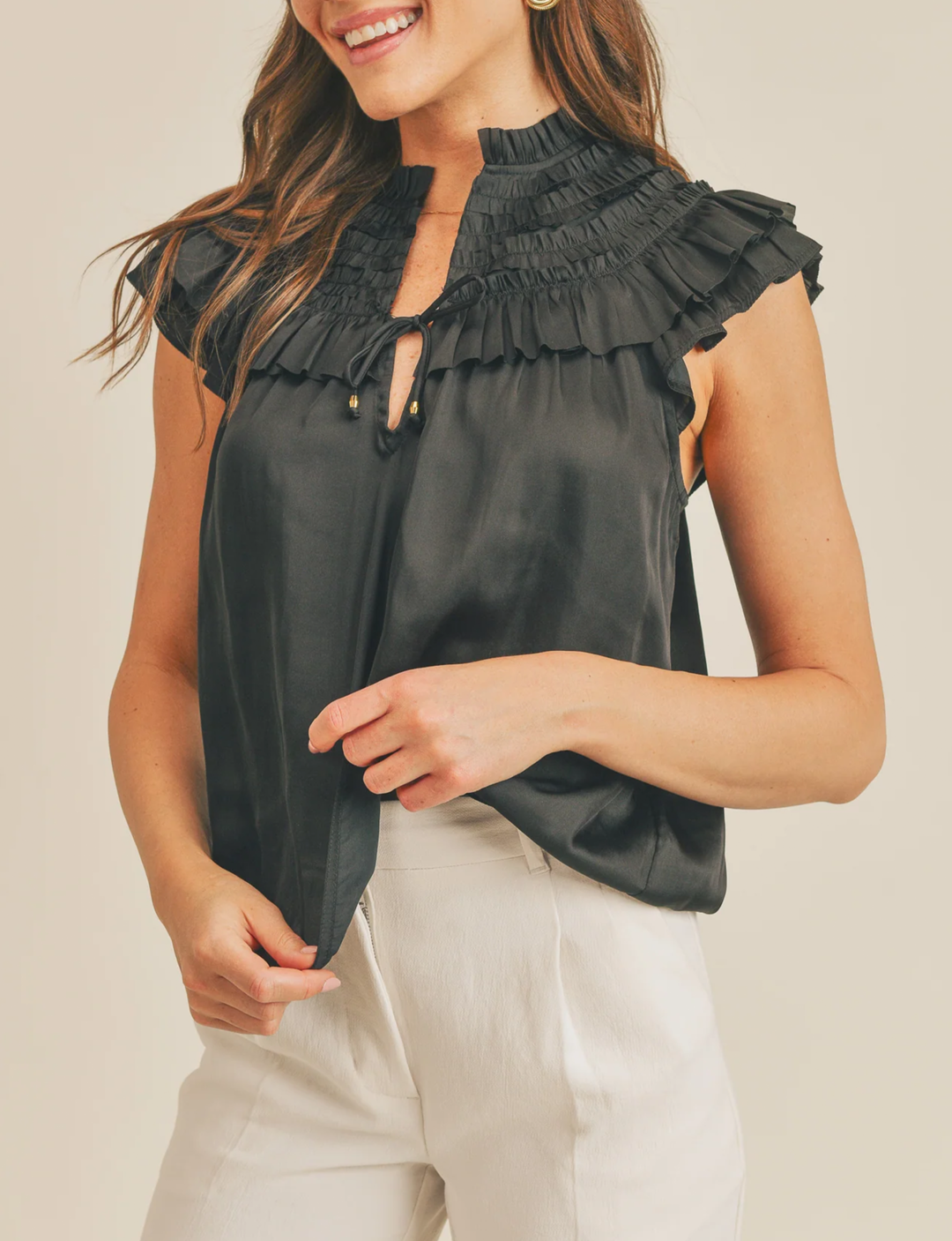 Freya Top, Black