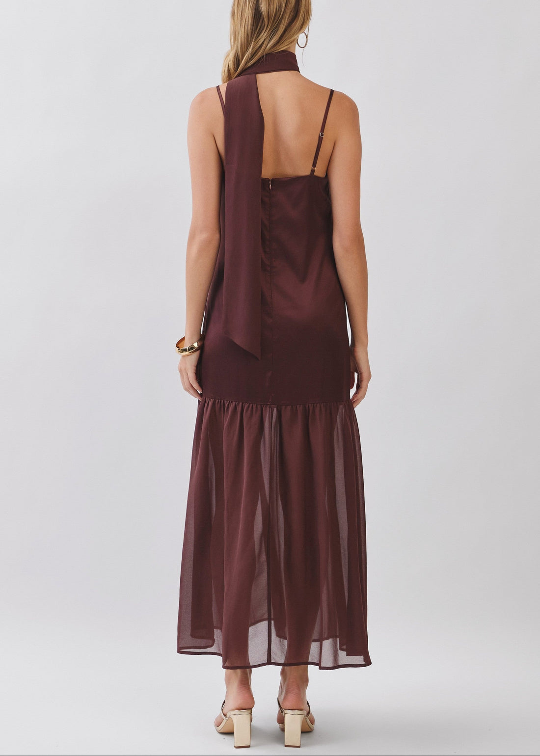 JOANE SLEEVELESS MAXI DRESS