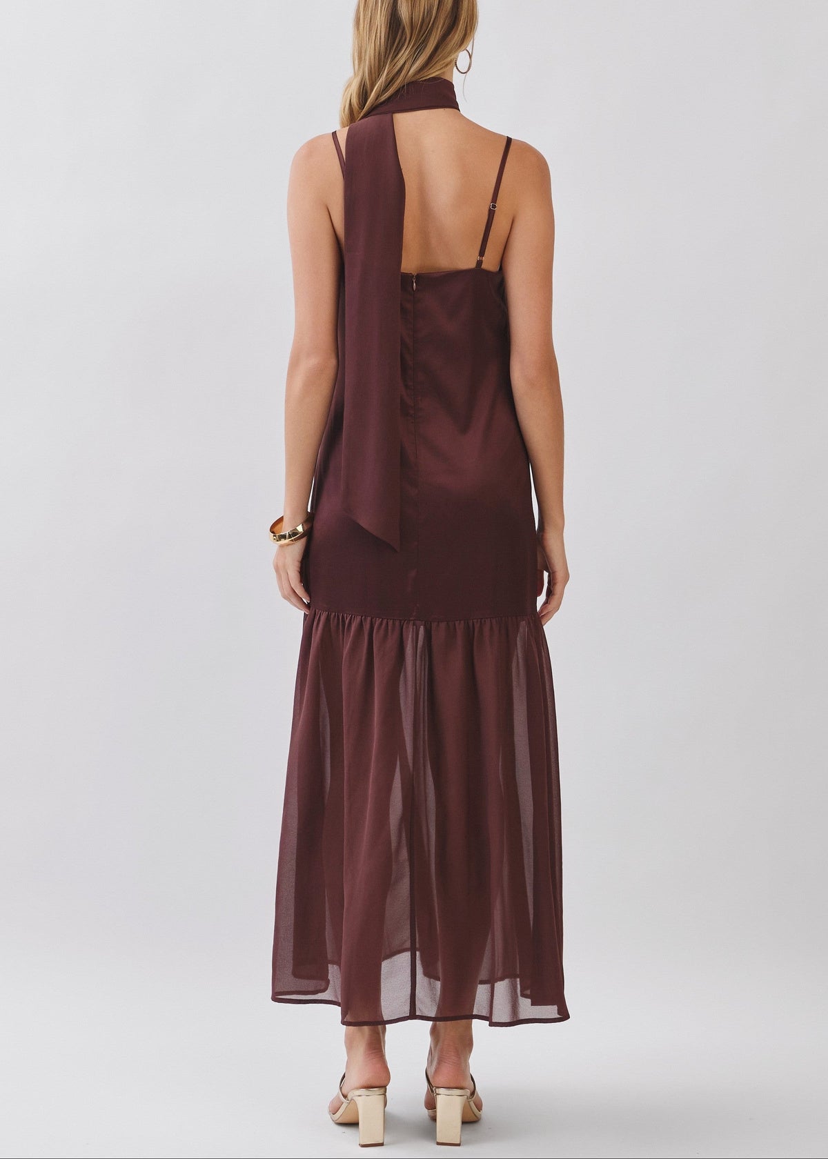JOANE SLEEVELESS MAXI DRESS