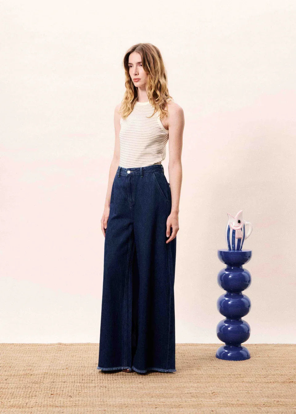 FAWN WIDE-LEG DENIM JEANS