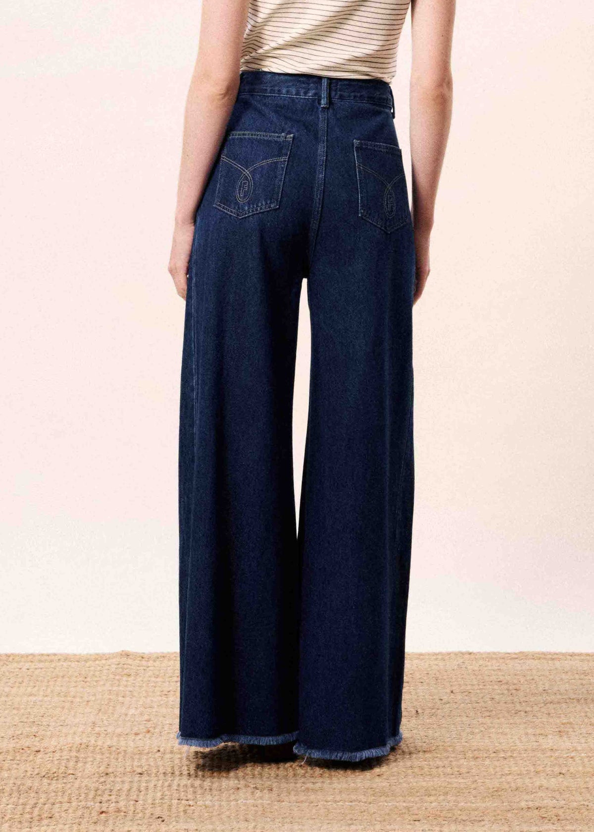FAWN WIDE-LEG DENIM JEANS