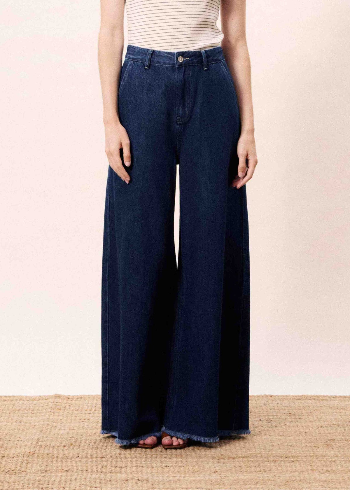 FAWN WIDE-LEG DENIM JEANS