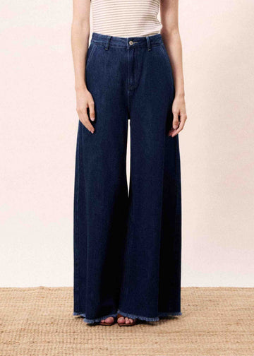 FAWN WIDE-LEG DENIM JEANS