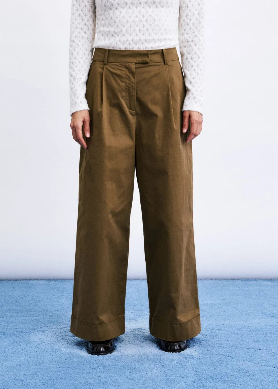 NORFOLK WIDE-LEG PANTS