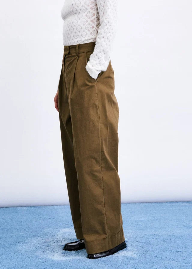 NORFOLK WIDE-LEG PANTS