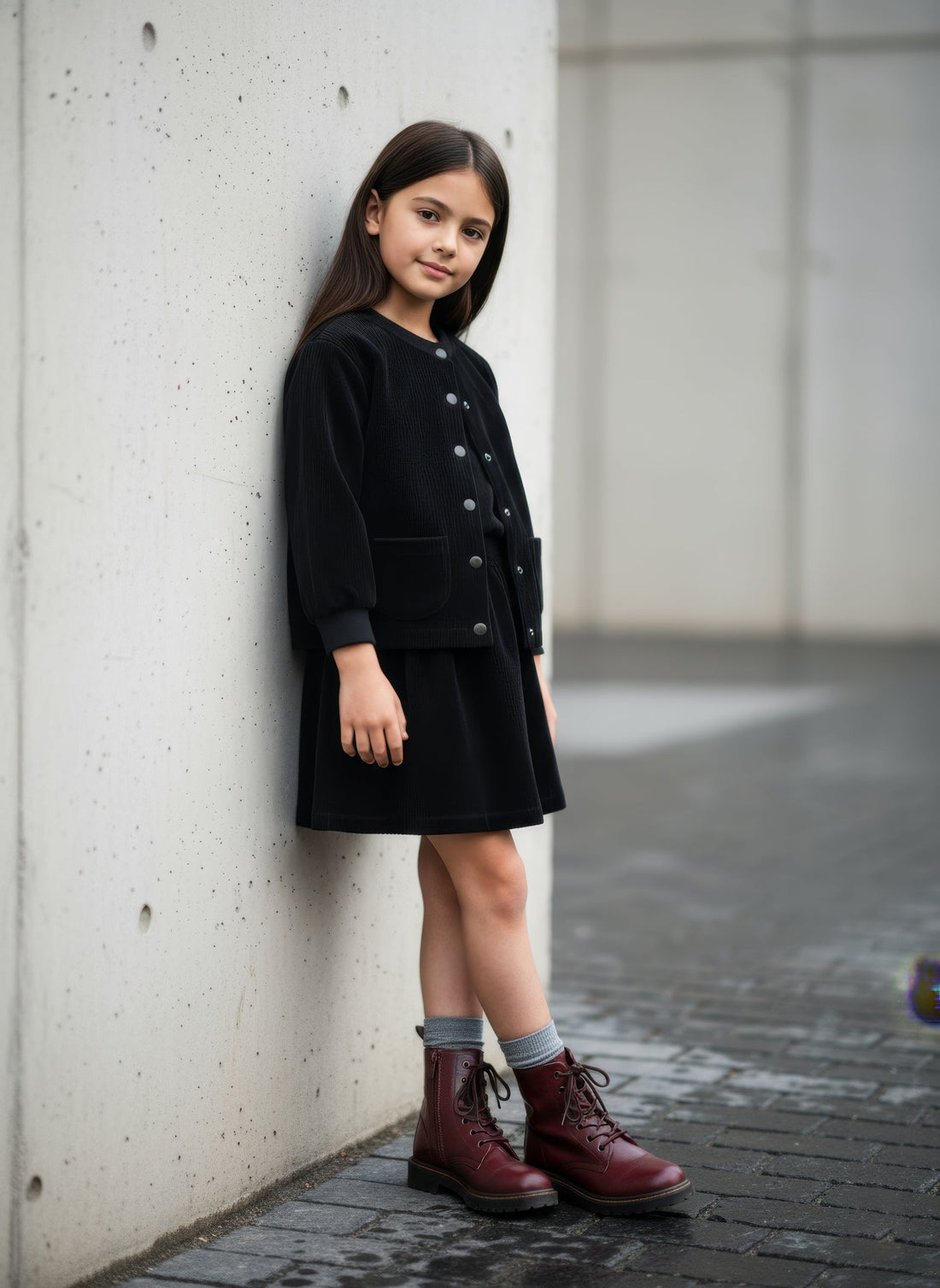 Corduroy Jacket - Black