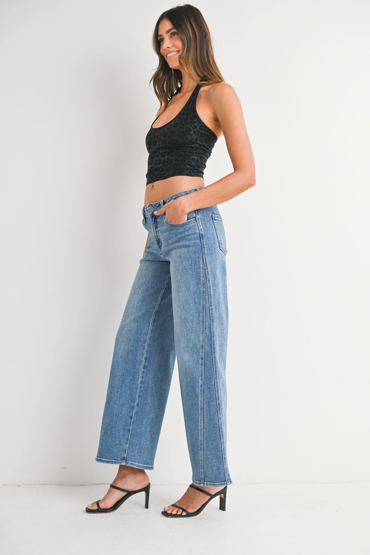 ELENA WIDE LEG JEANS