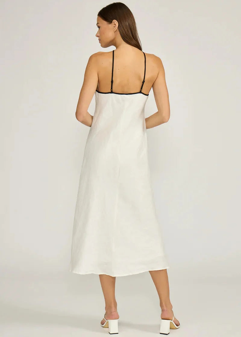 GRACIE HALTER MIDI DRESS