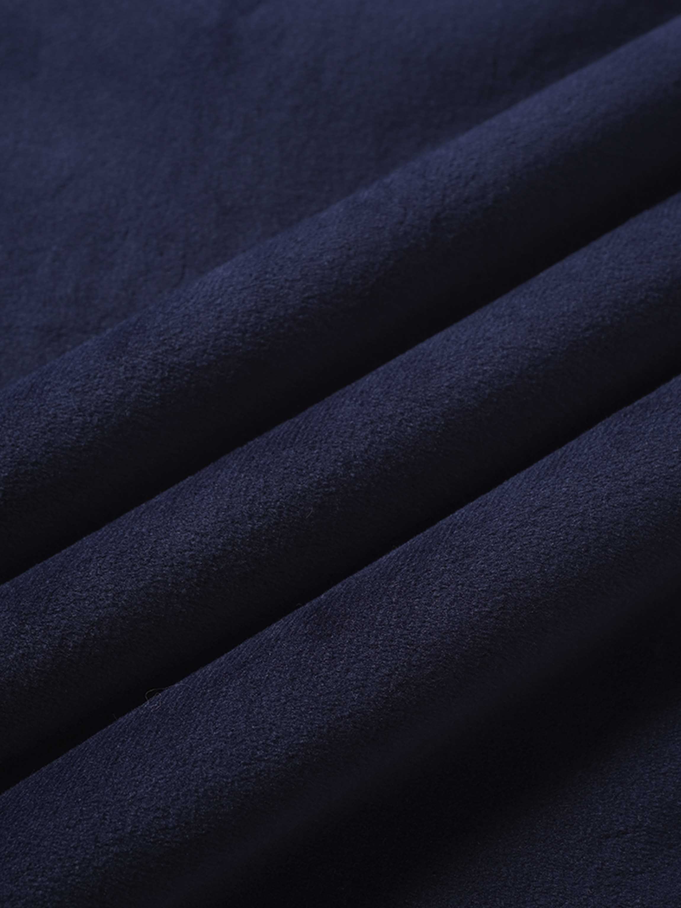 Plush Velour Blanket - Navy