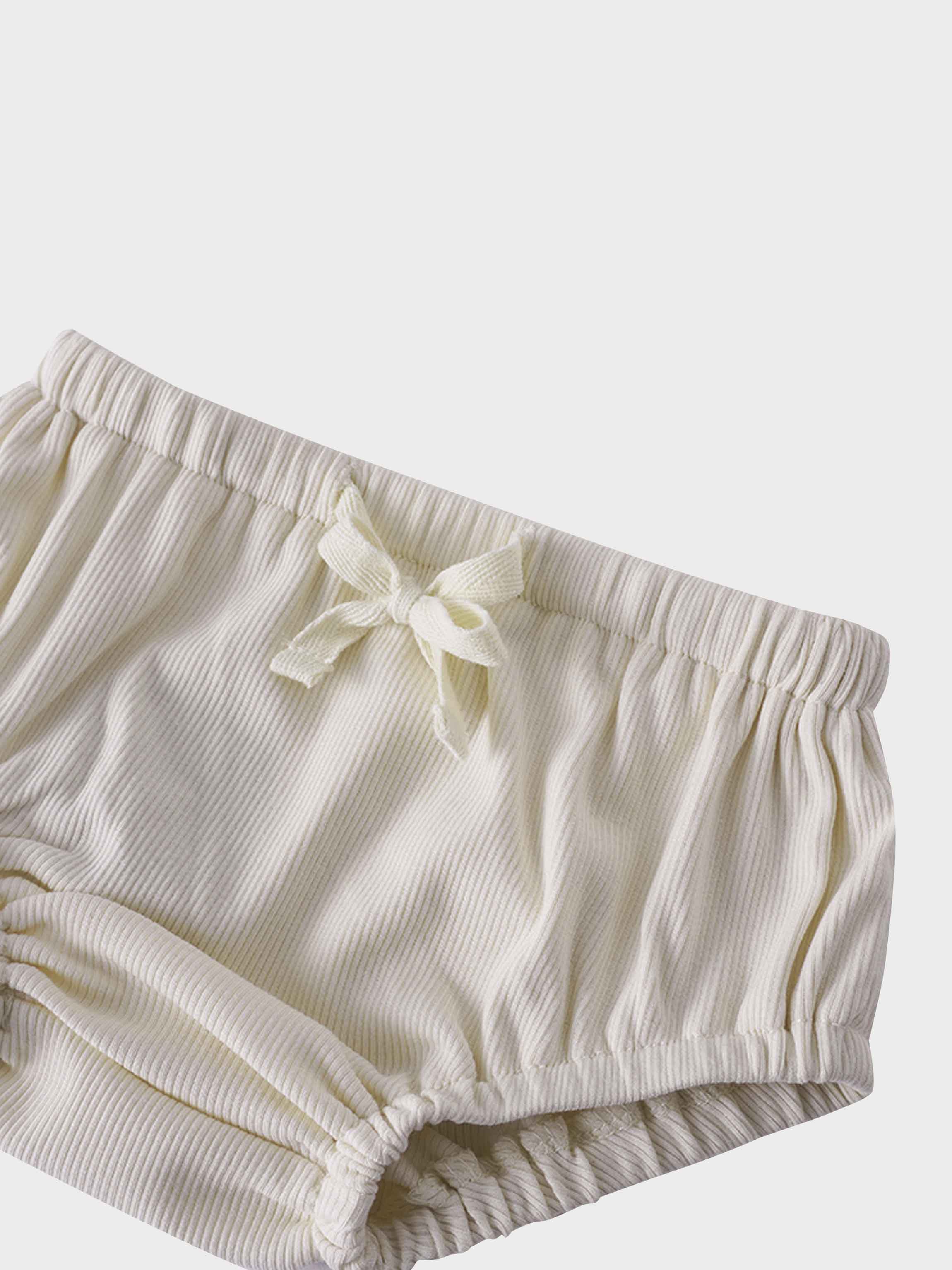 Draw String Bloomer-Off White