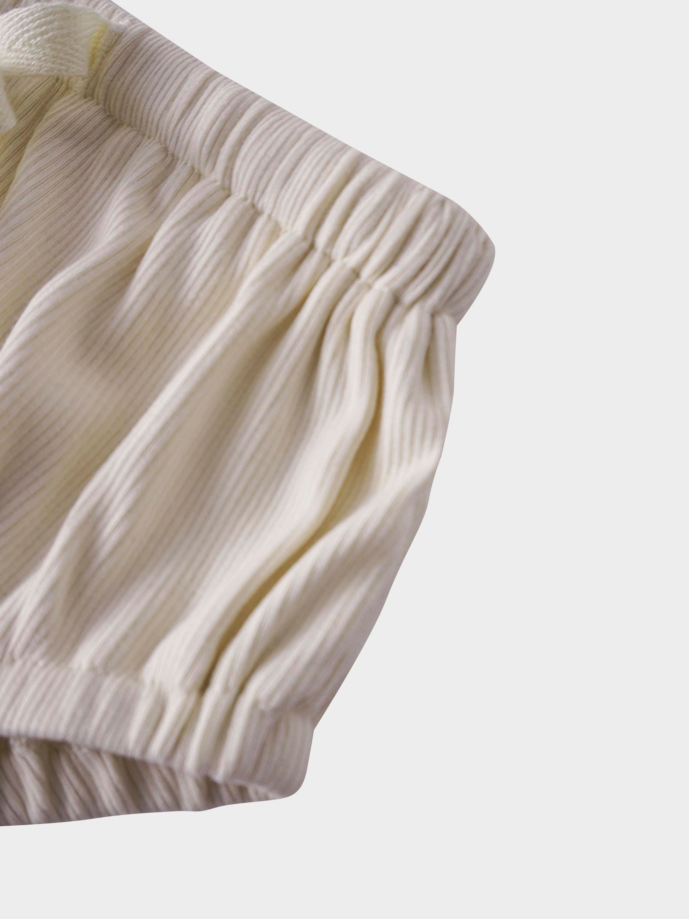 Draw String Bloomer-Off White