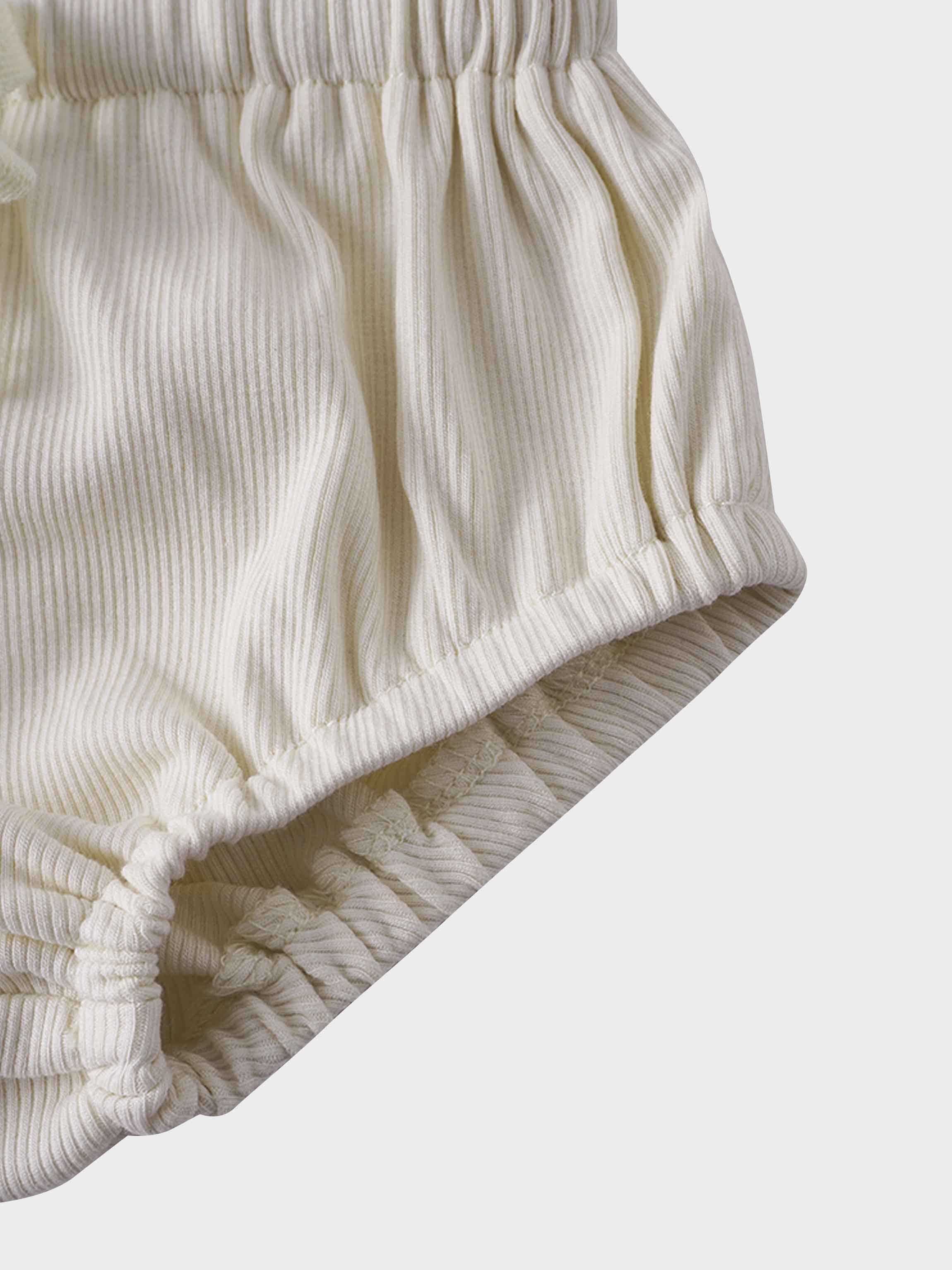 Draw String Bloomer-Off White